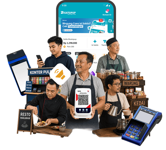 Agen Bisatopup melayani transaksi pembayaran digital